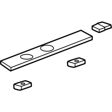 GM 85102794 Molding Assembly-Roof Panel Joint Finish *Black 85102794 GM Molding Assembly-Roof Panel Joint Finish *Black Illustration 1 of 1