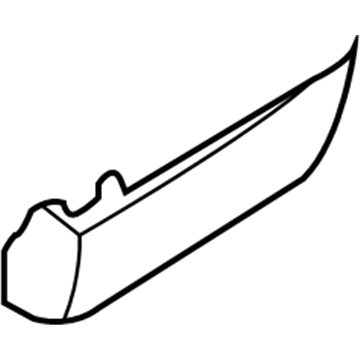 GM 88981104 Rocker Molding 88981104 GM Rocker Molding Illustration 1 of 1