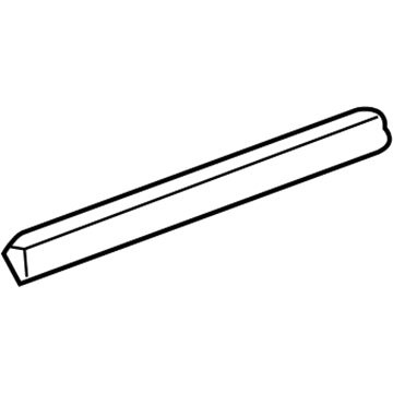 GM 25808854 Belt Weatherstrip, Rear Outer Driver Side 25808854 GM Belt Weatherstrip, Rear Outer Driver Side Illustration 1 of 1