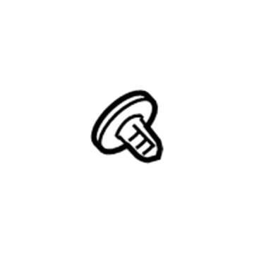 GM 92094203 Package Tray Trim Fastener 92094203 GM Package Tray Trim Fastener Illustration 1 of 1