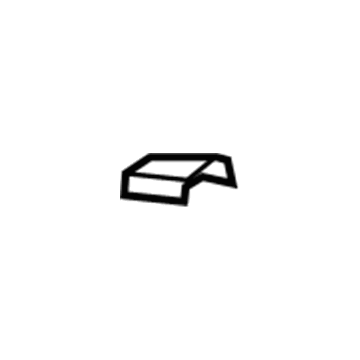 GM 15264933 Track Cover, Passenger Side 15264933 GM Track Cover, Passenger Side Illustration 1 of 1