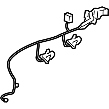 GM 15796123 Wire Harness, Driver Side 15796123 GM Wire Harness, Driver Side Illustration 1 of 1