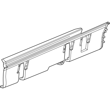 85793548 GM Molding Assembly-Rocker Panel Rear *Black Illustration 1 of 1