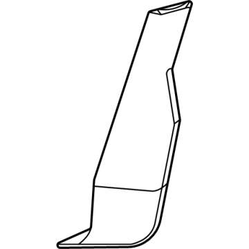 GM 85634216 Deflector, Rear Wheel Opening 85634216 GM Deflector, Rear Wheel Opening Illustration 1 of 1