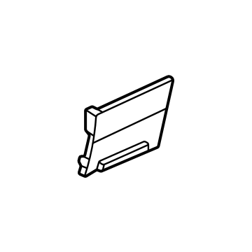 GM 86518458 Cover, Rocker Panel, Black 86518458 GM Cover, Rocker Panel, Black Illustration 1 of 1