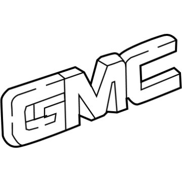 GMC 85126839 Nameplate