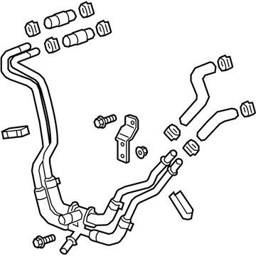GM 12698812 Coolant Hose 12698812 GM Coolant Hose Illustration 1 of 1