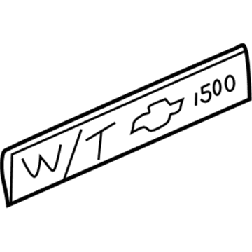 Chevy 15645826 Decal