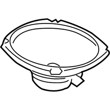 Pontiac 96540719 Rear Speaker