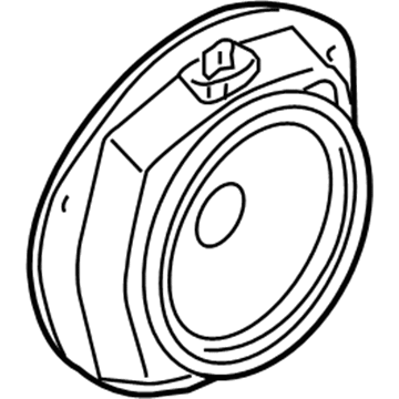 Pontiac 96540752 Front Driver Speaker