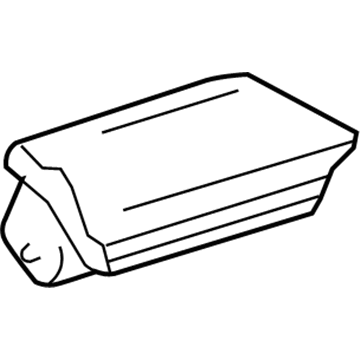 GM 16822341 Passenger Air Bag 16822341 GM Passenger Air Bag Illustration 1 of 1