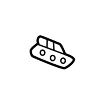 22659759 GM Assist Strap Retainer, Rear Illustration 1 of 1