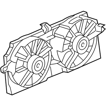 GM 12367289 Shroud 12367289 GM Shroud Illustration 1 of 1