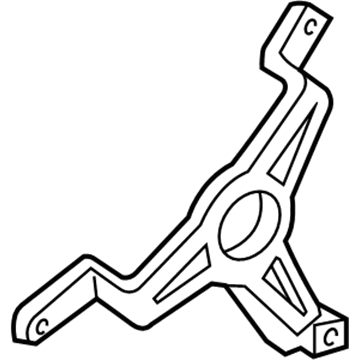 GM 22137623 Mount Bracket, Driver Side 22137623 GM Mount Bracket, Driver Side Illustration 1 of 1