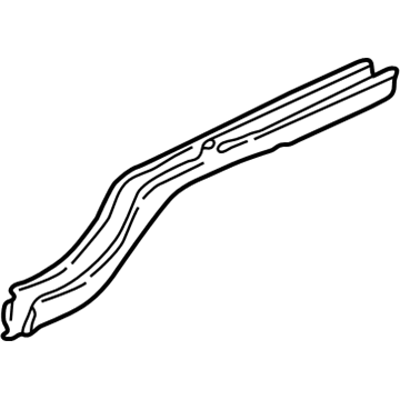 GM 88955036 Rear Rail 88955036 GM Rear Rail Illustration 1 of 1