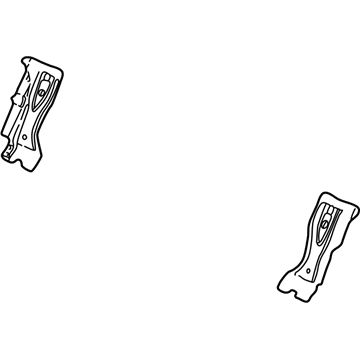 GM 10414383 Support Brace, Rear Driver Side 10414383 GM Support Brace, Rear Driver Side Illustration 1 of 1