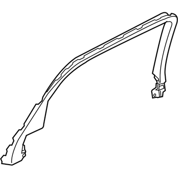 GM 22921228 Upper Molding, Passenger Side 22921228 GM Upper Molding, Passenger Side Illustration 1 of 1