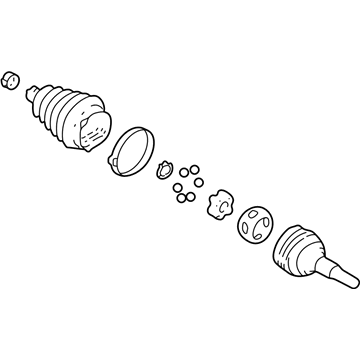 Pontiac 26091313 Outer CV Joint