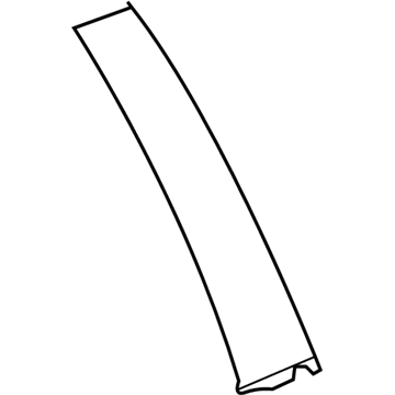 GM 84263150 Applique, Rear Driver Side 84263150 GM Applique, Rear Driver Side Illustration 1 of 1
