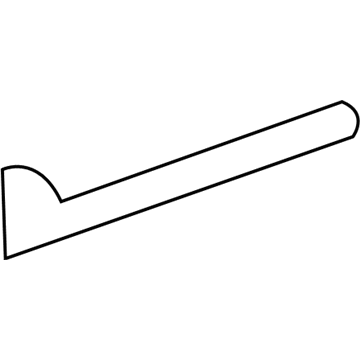 19120552 GM Body Side Molding, Outer Passenger Side Illustration 1 of 1