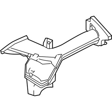 GM 84027081 Air Inlet Duct 84027081 GM Air Inlet Duct Illustration 1 of 1