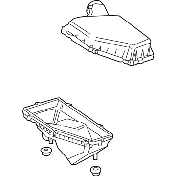 GM 23430318 Air Cleaner Assembly 23430318 GM Air Cleaner Assembly Illustration 1 of 1