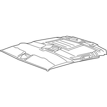 GM 15758127 Headliner, Camel; Oak 15758127 GM Headliner, Camel; Oak Illustration 1 of 1