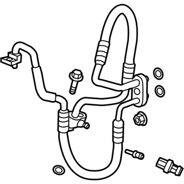 GM 42588256 Discharge Hose 42588256 GM Discharge Hose Illustration 1 of 1