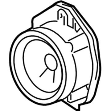 GM 23303582 Front Driver Speaker 23303582 GM Front Driver Speaker Illustration 1 of 1