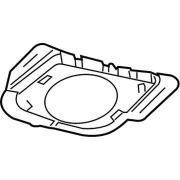 20788122 GM Speaker Housing, Driver Side Illustration 1 of 1