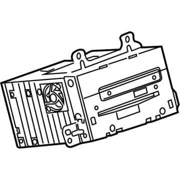 GM 22870781 Radio 22870781 GM Radio Illustration 1 of 1