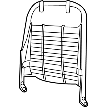Buick 16791954 Seat Back Frame