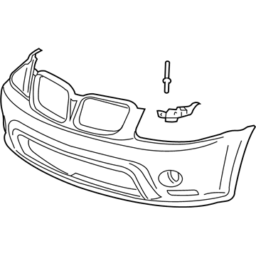 Pontiac 19120951 Bumper Cover