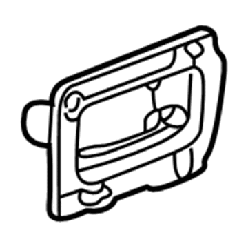 GM 22674213 Handle, Inside, Oak, Driver Side 22674213 GM Handle, Inside, Oak, Driver Side Illustration 1 of 1