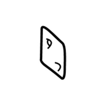 24418962 GM Lower Hinge Plate, Rear Illustration 1 of 1