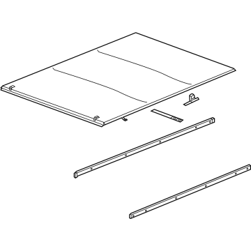 GM 19418643 Tonneau Cover 19418643 GM Tonneau Cover Illustration 1 of 1