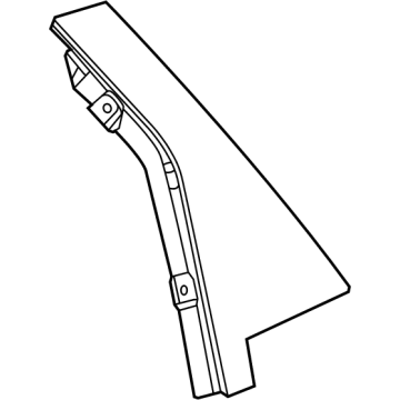 85536045 GM Rear Applique, Driver Side Illustration 1 of 1