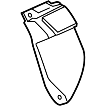GM 22743512 Handle Bezel, Passenger Side 22743512 GM Handle Bezel, Passenger Side Illustration 1 of 1