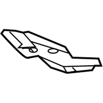 GM 25794955 Gutter, Rear Outer 25794955 GM Gutter, Rear Outer Illustration 1 of 1
