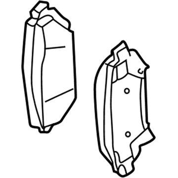 Chevy Impala Brake Pads - 18029828