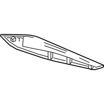 GM 84461313 Applique, Front Driver Side 84461313 GM Applique, Front Driver Side Illustration 1 of 1