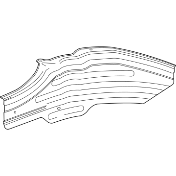 GM 84154830 Heat Shield 84154830 GM Heat Shield Illustration 1 of 1