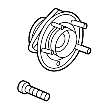 Cadillac 13535013 Hub & Bearing