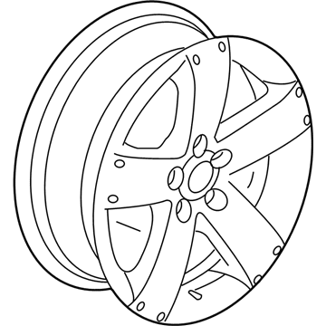 Pontiac 9597069 Wheel, Alloy