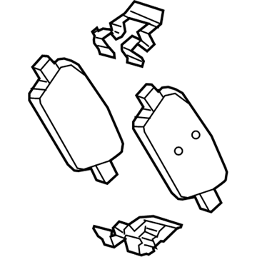 Chevy Camaro Brake Pads - 84769879
