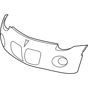 GM 89025064 Bumper Cover 89025064 GM Bumper Cover Illustration 1 of 1