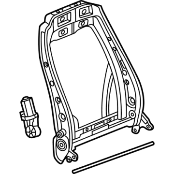 Cadillac 13562380 Seat Back Frame
