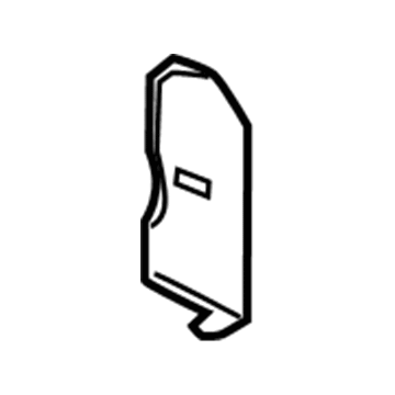 22814587 GM Rocker Reinforcement Baffle Illustration 1 of 1