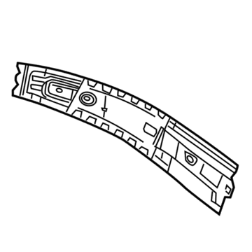 20760785 GM Inner Center Pillar, Driver Side Illustration 1 of 1