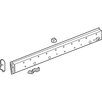 23253151 GM Rocker Reinforcement, Outer Driver Side Illustration 1 of 1